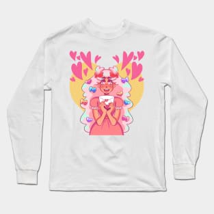 Cotton Candy Love Letter Long Sleeve T-Shirt